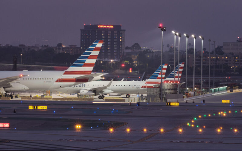 Aircraft at LAX Airport