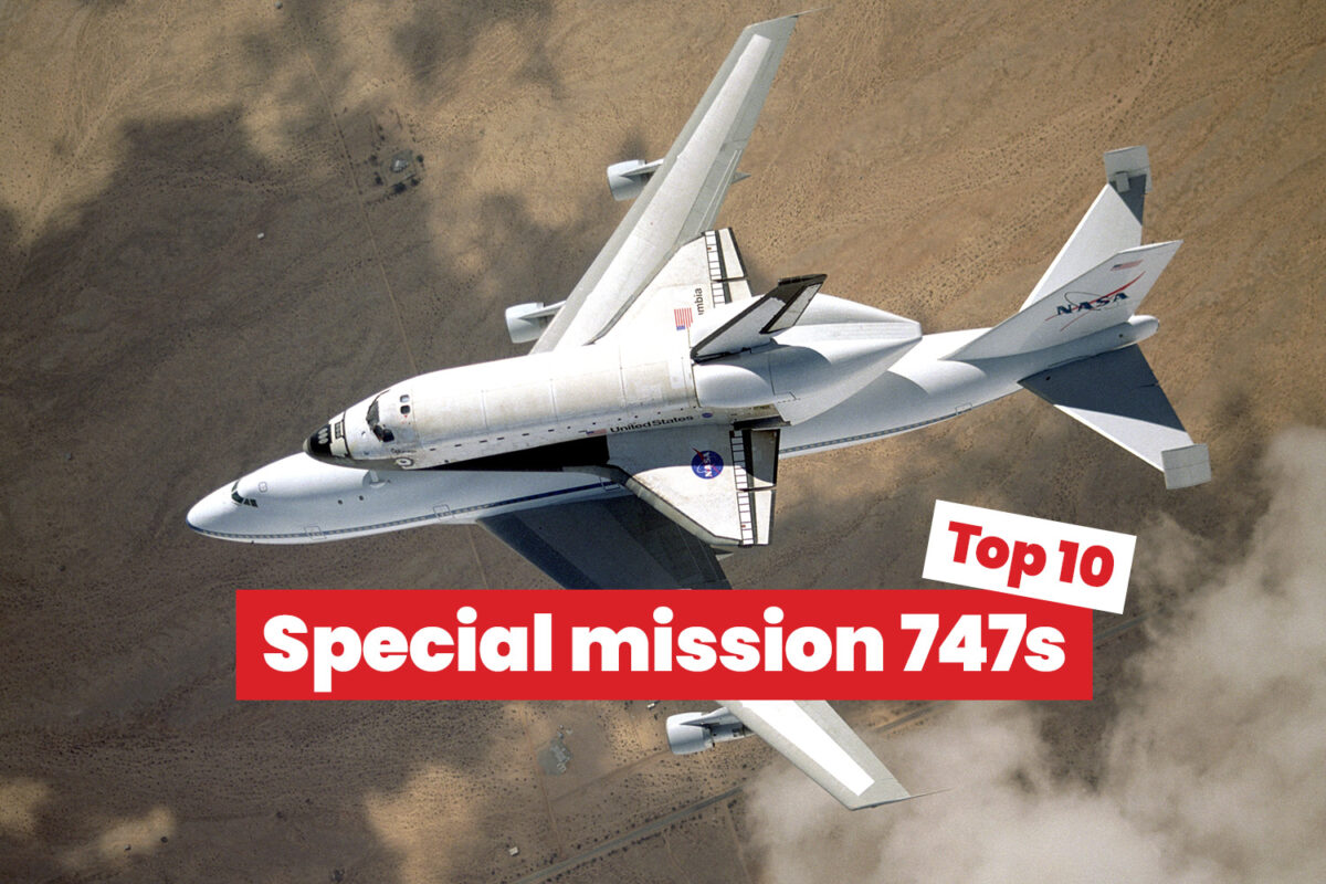 Top 10 special mission Boeing 747s