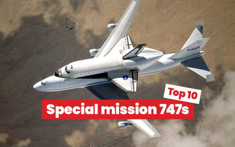 Top 10 special mission Boeing 747s