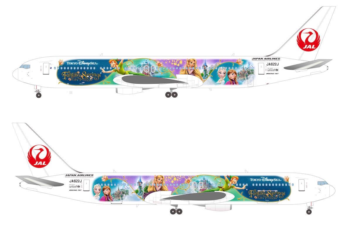 Japan Airlines unveils new Disney-themed Boeing 767-300ER - AeroTime