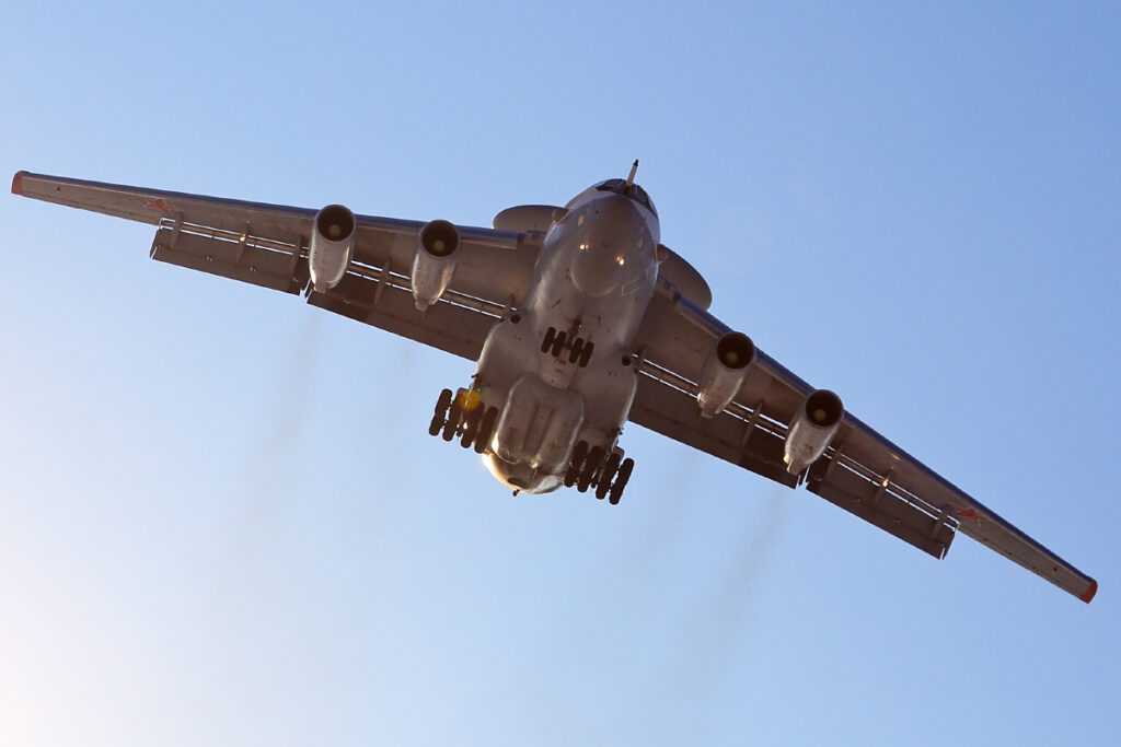 A Beriev A-50 airborne command and control aircraft operated by the Russian Air Force