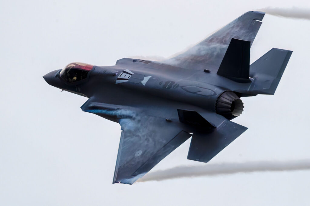 A Lockheed Martin F-35 fighter in Czech Republic