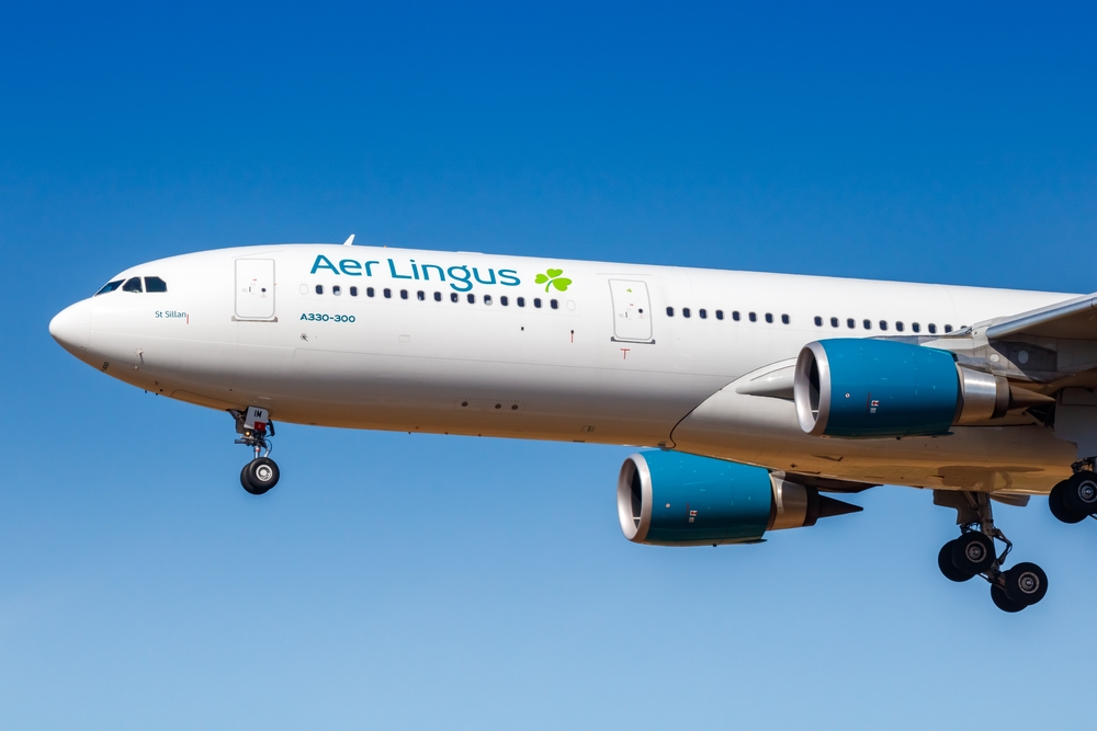 Stuttgart,,Germany,-,March,24,,2021:,Aer,Lingus,Airbus,A330-300