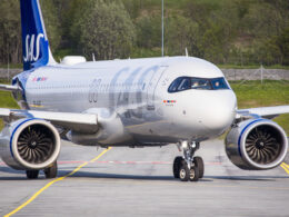 Airbus A320 aircraft of SAS Scandinavian Airlines