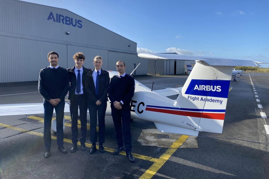 Airbus Flight Academy Europe Elixir aircraft