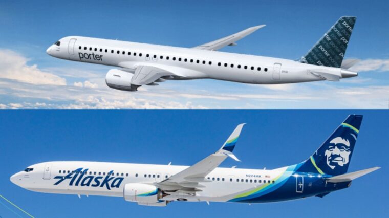 Porter Airlines becomes new partner for Alaska Airlines