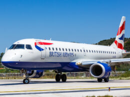 Skiathos,,Greece,,July,30,,2019:,British,Airways,Ba,Cityflyer