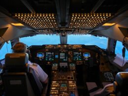 Boeing 747 flight deck overview