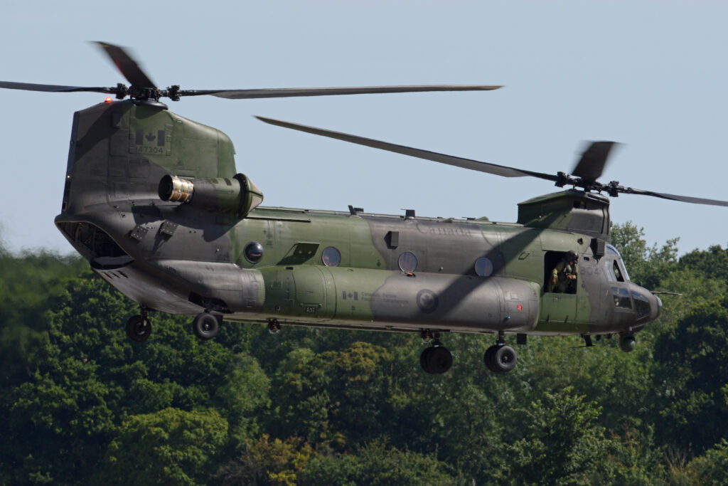 Boeing CH-47F Chinook transport helicopter