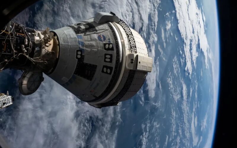 Boeing Starliner capsule onboard the ISS