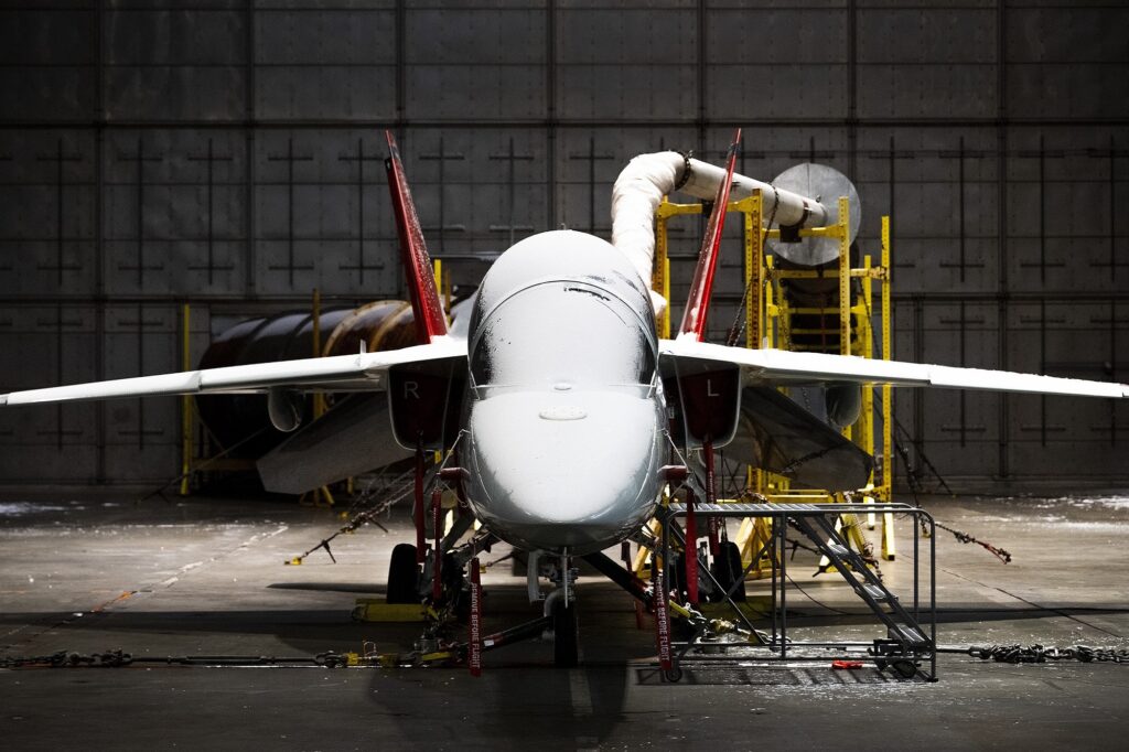 Boeing T-7A Red Hawk jet trainer undergoes weather testing