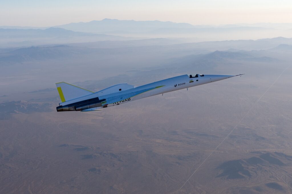 Boom Supersonic XB-1 demonstrator second flight