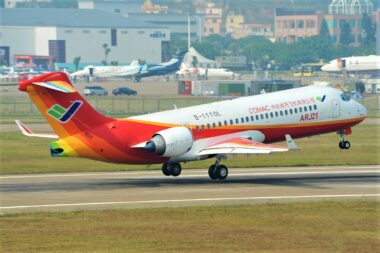 COMAC ARJ21 regional jet