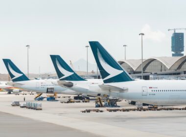 Hong,Kong,,May,27,,2023,,Cathay,Pacific,Airline,Airplane,Grounded