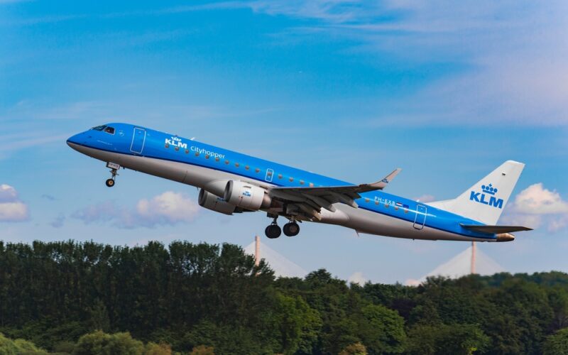 Edinburgh,,Scotland,-,Jun,01,,2022:,Departing,Klm,Royal,Dutch