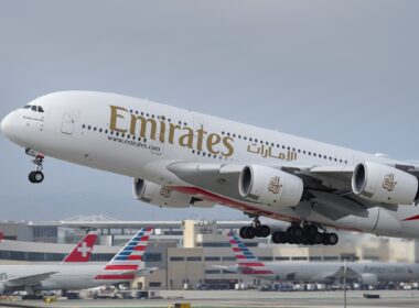 Emirates A380 Los Angeles