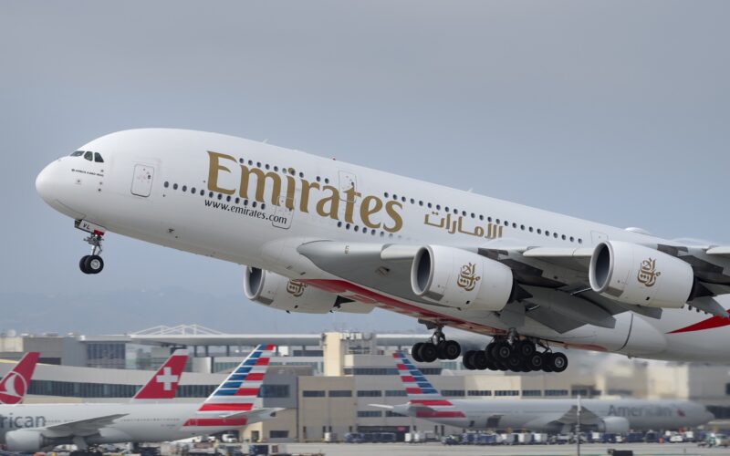 Emirates A380 Los Angeles