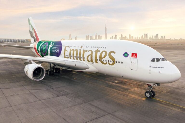 Emirates Airbus A380 Wimbledon