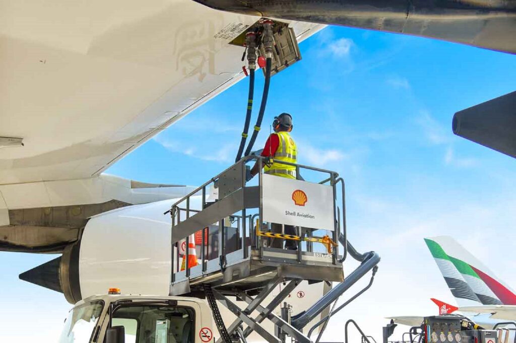 Emirates Shell Aviations SAF fueling