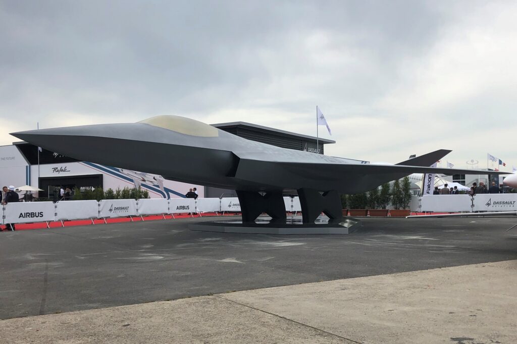 FCAS model at Paris Air Show