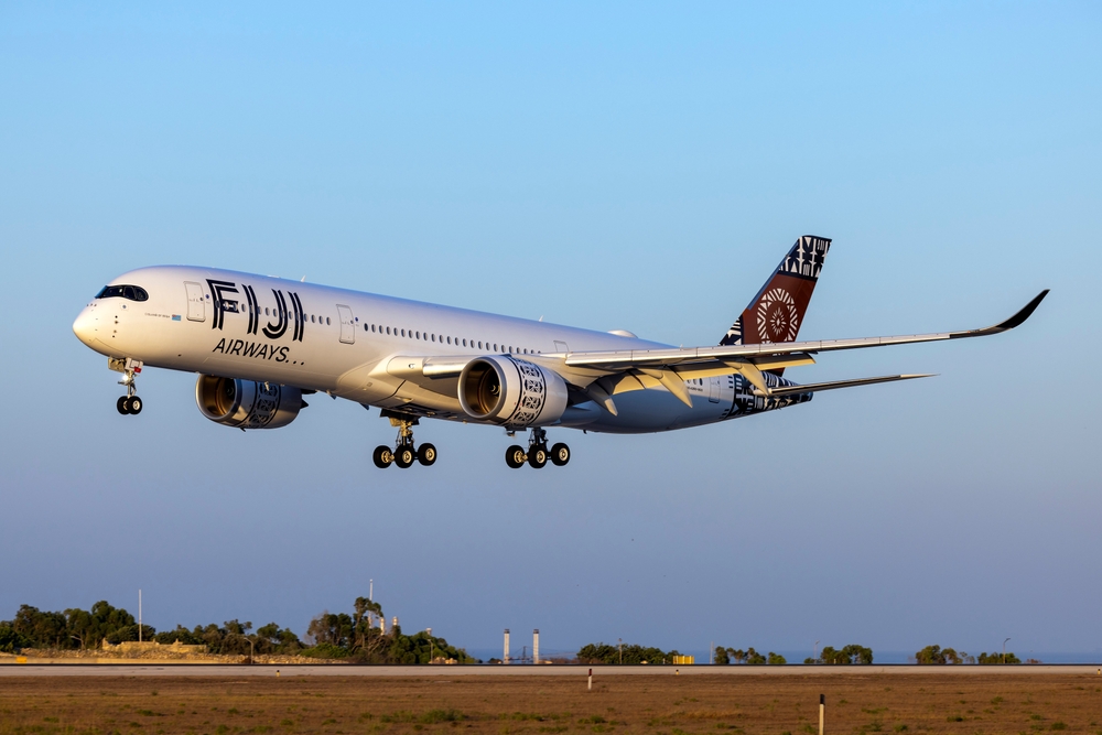 Luqa,,Malta,-,August,2,,2023:,Fiji,Airways,Airbus,A350-941acj