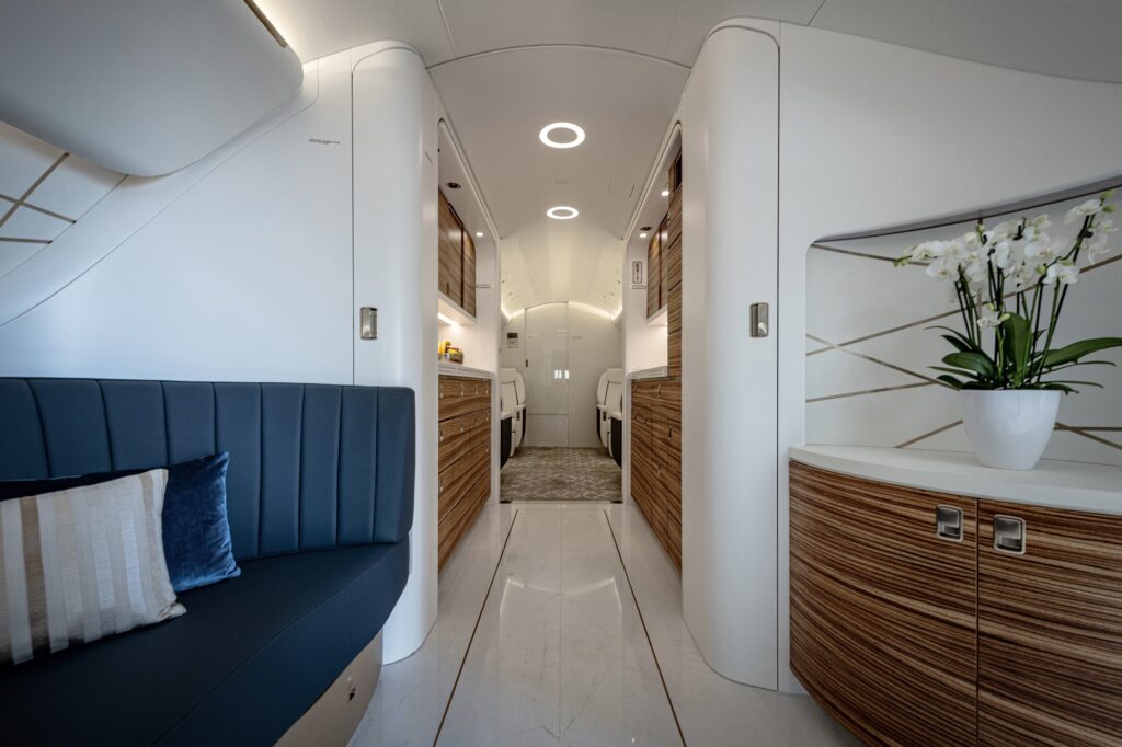 F/LIST private jet interior