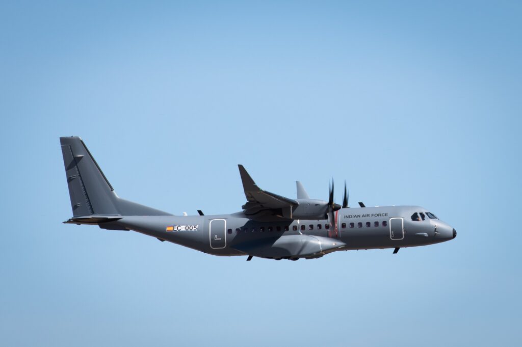 First C295 for India completes its maiden flight