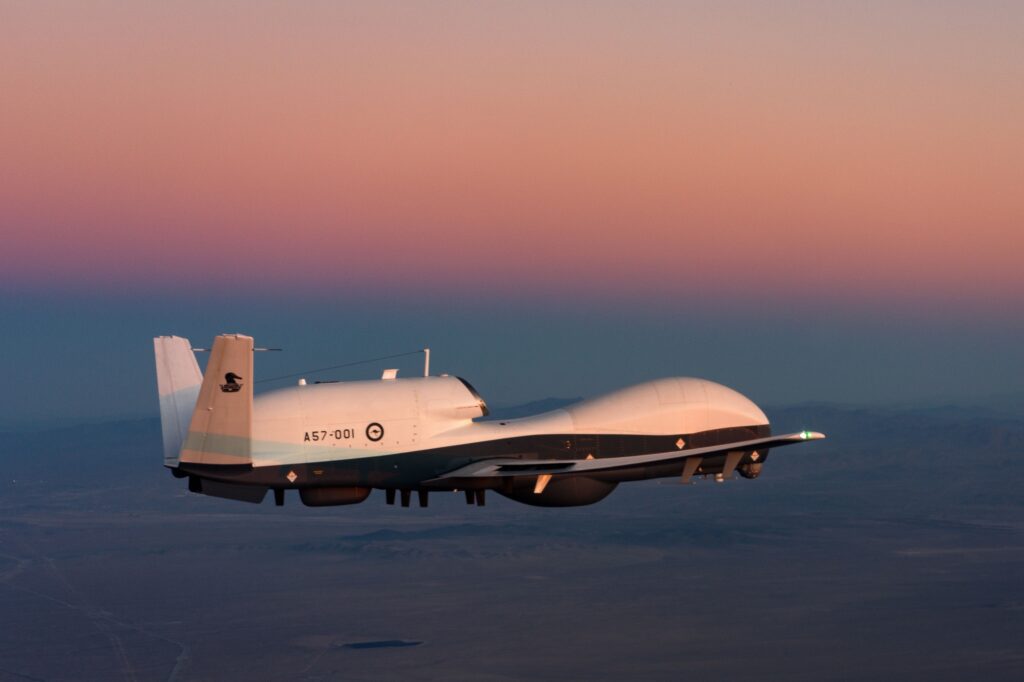 First RAAF MQ-4C Triton maritime surveillance drone