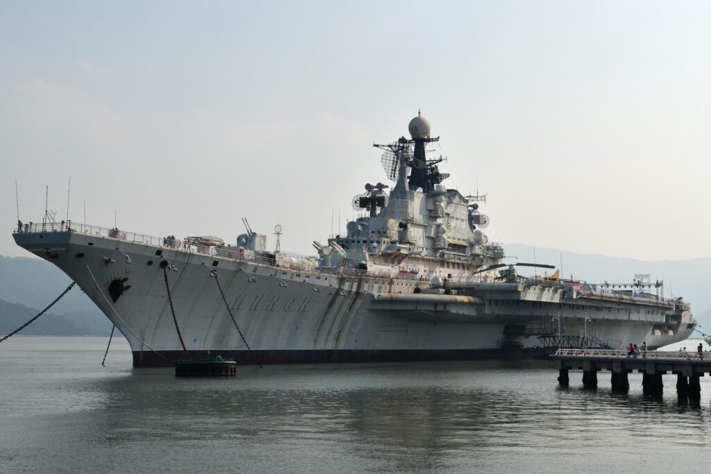 Former Soviet aircraft carrier Minsk