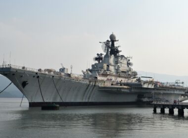 Former Soviet aircraft carrier Minsk