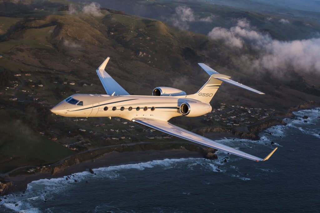 Gulfstream G550 one million flights