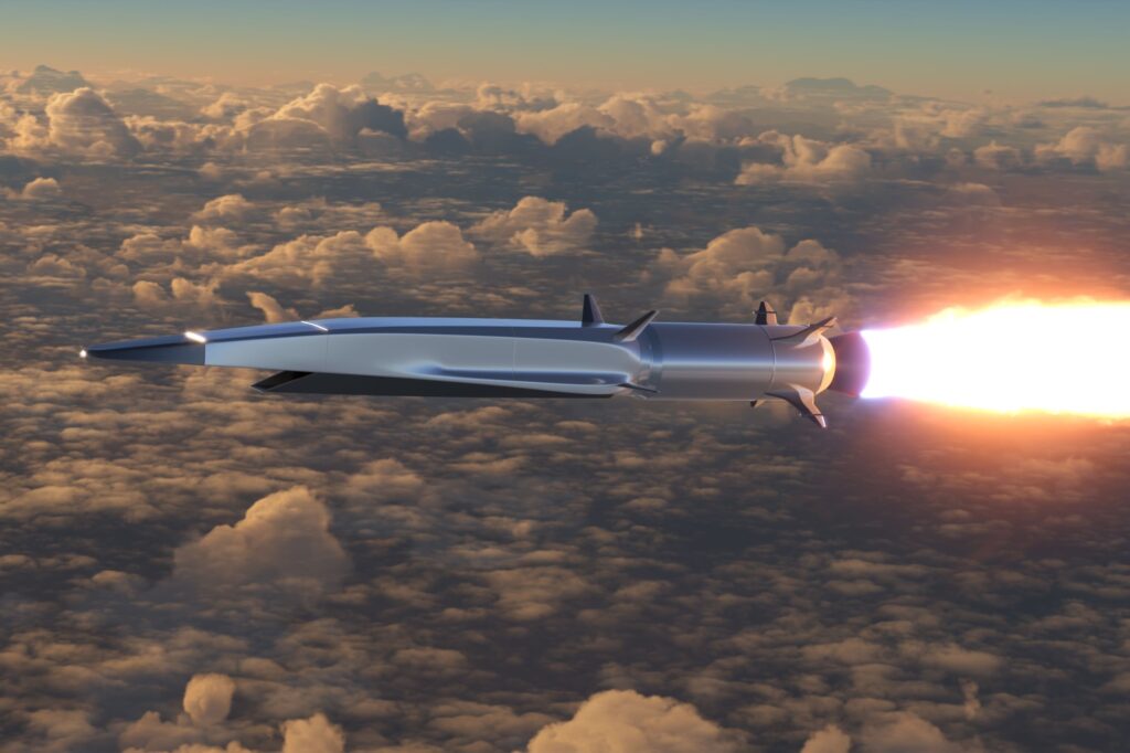 Hypersonic cruise missile render