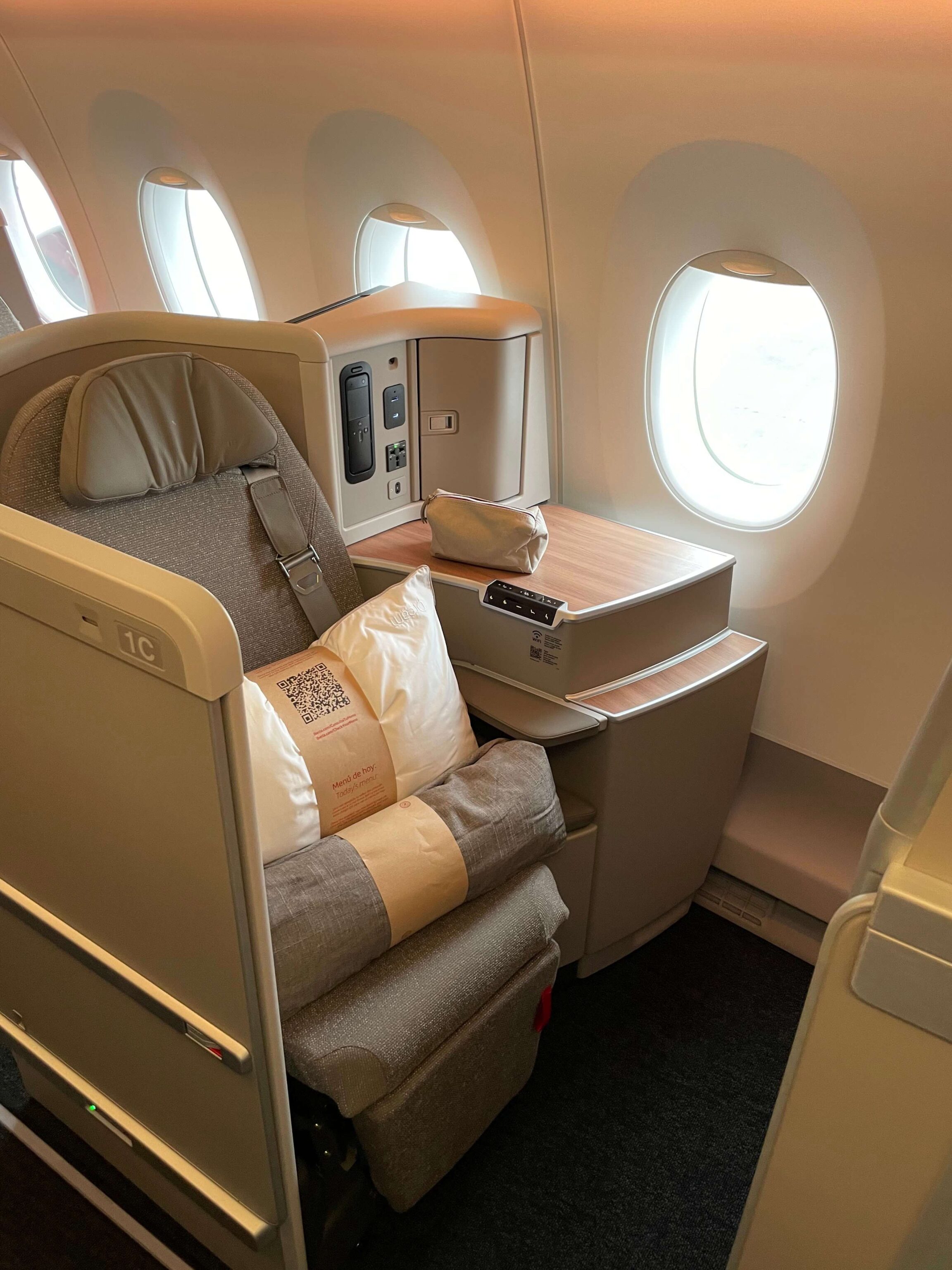 Iberia has introduced a revamped cabin product on its A350-900 fleet ...