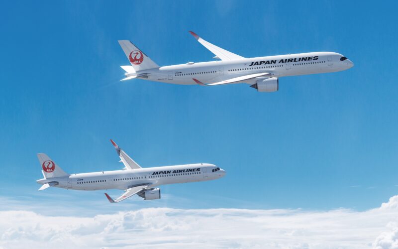 Japan Airlines Airbus A321neo and A350-900