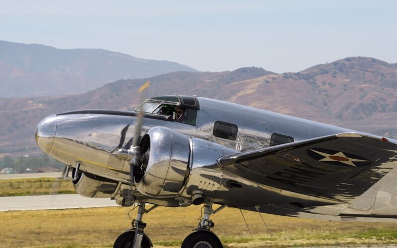 Chino,Airport,,California,,Usa,-,May,6,,2018:,Lockheed,12a