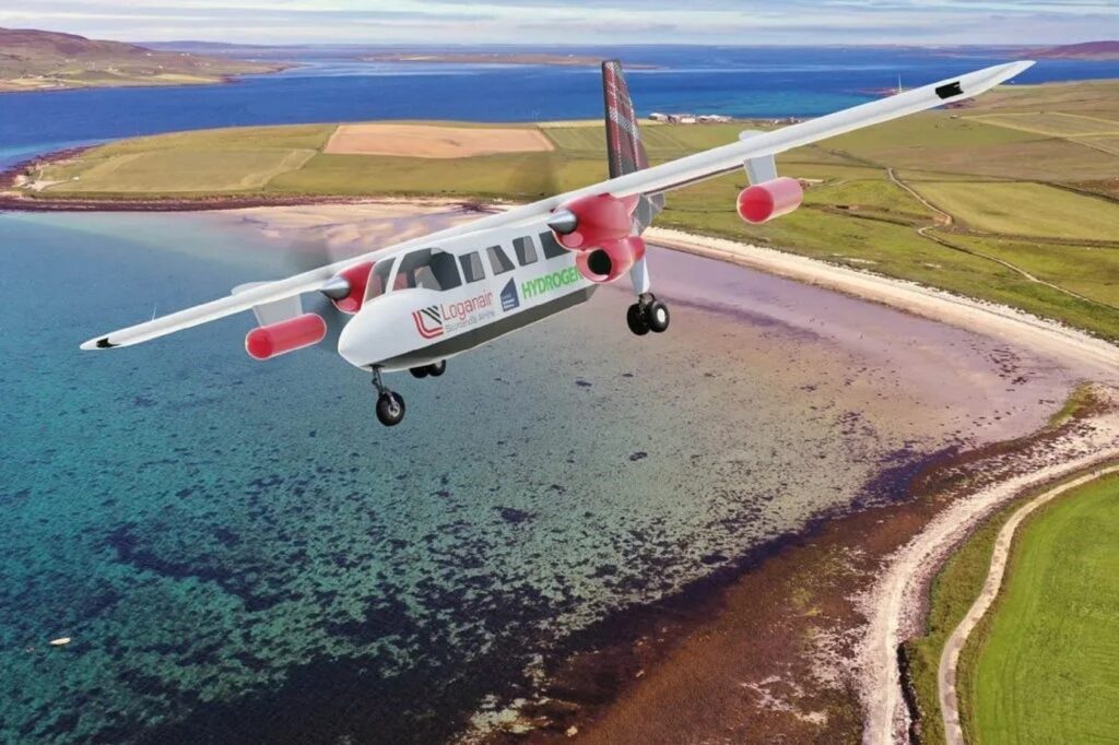 Loganair hydrogen electric aircraft