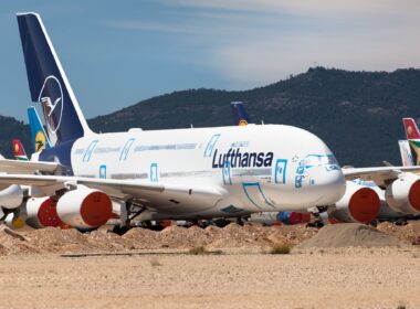 Lufthansa will bring back its first Airbus A380 from storage at Teruel Airport (TEV)