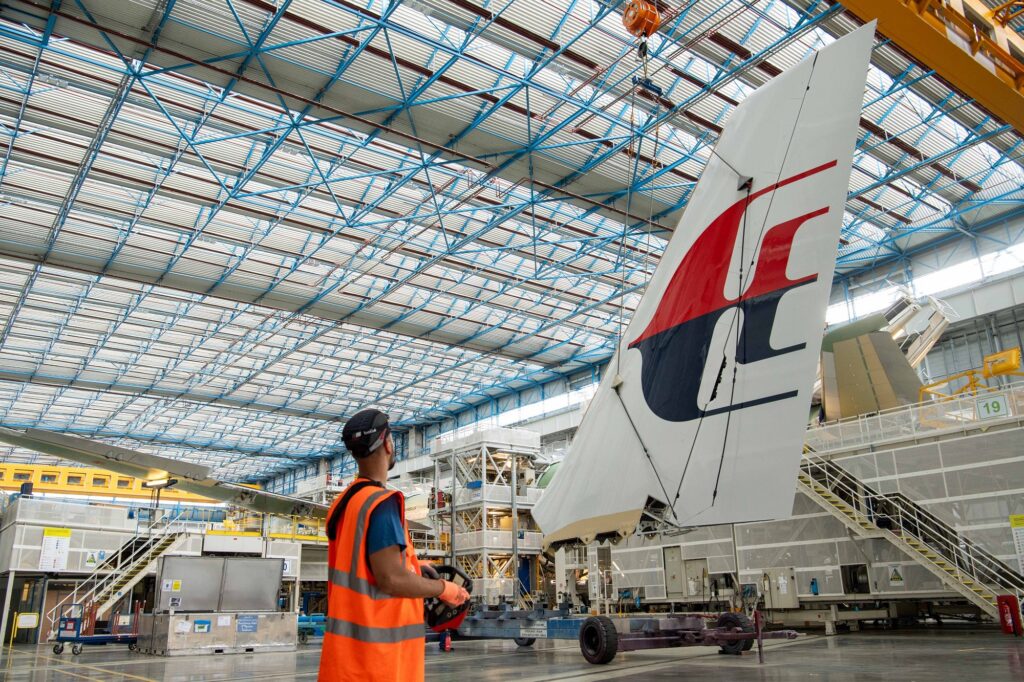 Malaysia Airlines A330neo Aibus facility