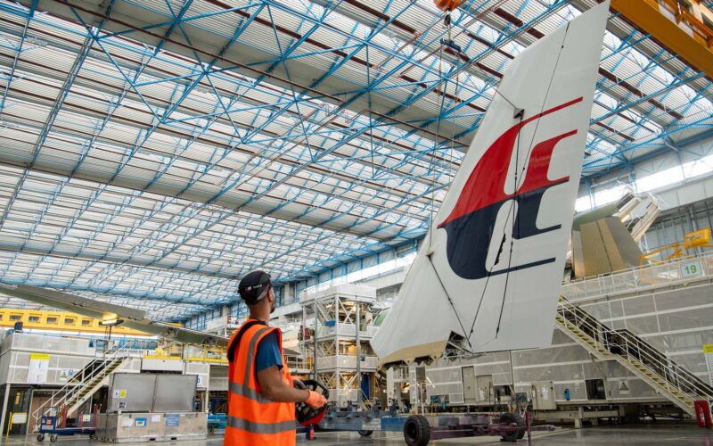Malaysia Airlines A330neo Aibus facility