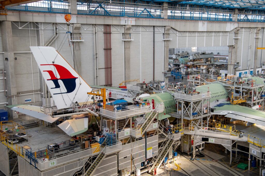 Malaysia Airlines A330neo Airbus facility