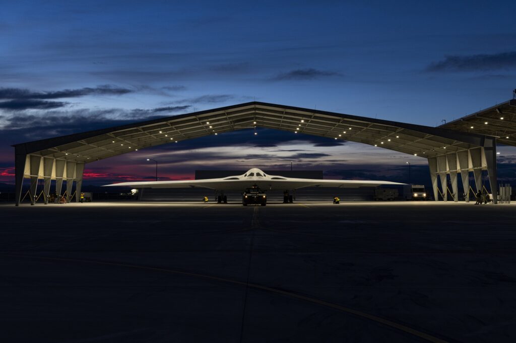 Northrop Grumman B-21 Raider hangar