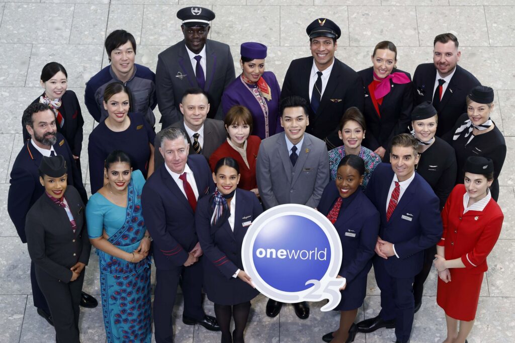 Oneworld alliance 25th birthday