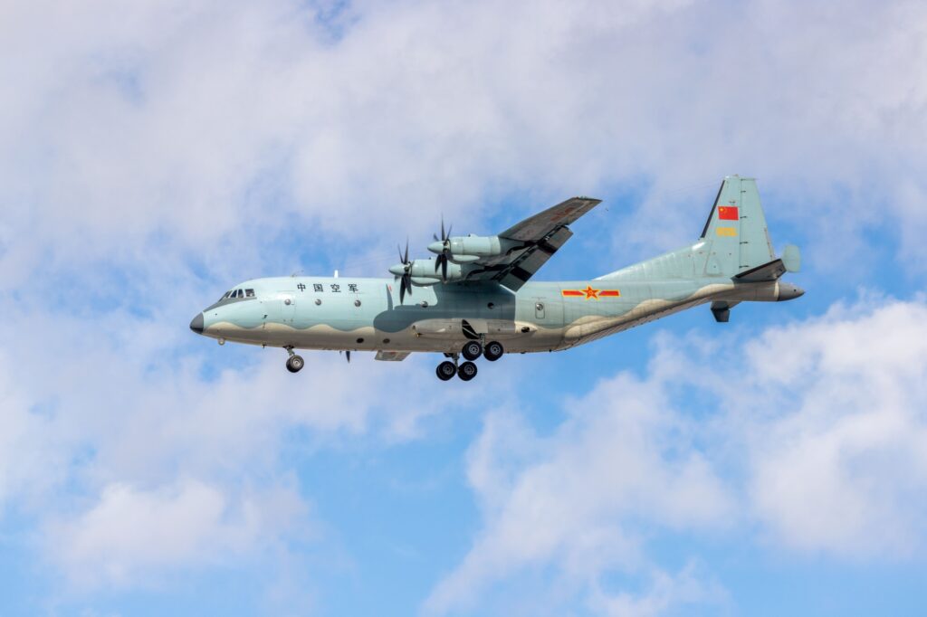 PLAAF Shaanxi Y-9 observation aircraft