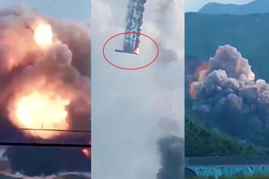 Part of Tianlong-3 rocket crashes in China