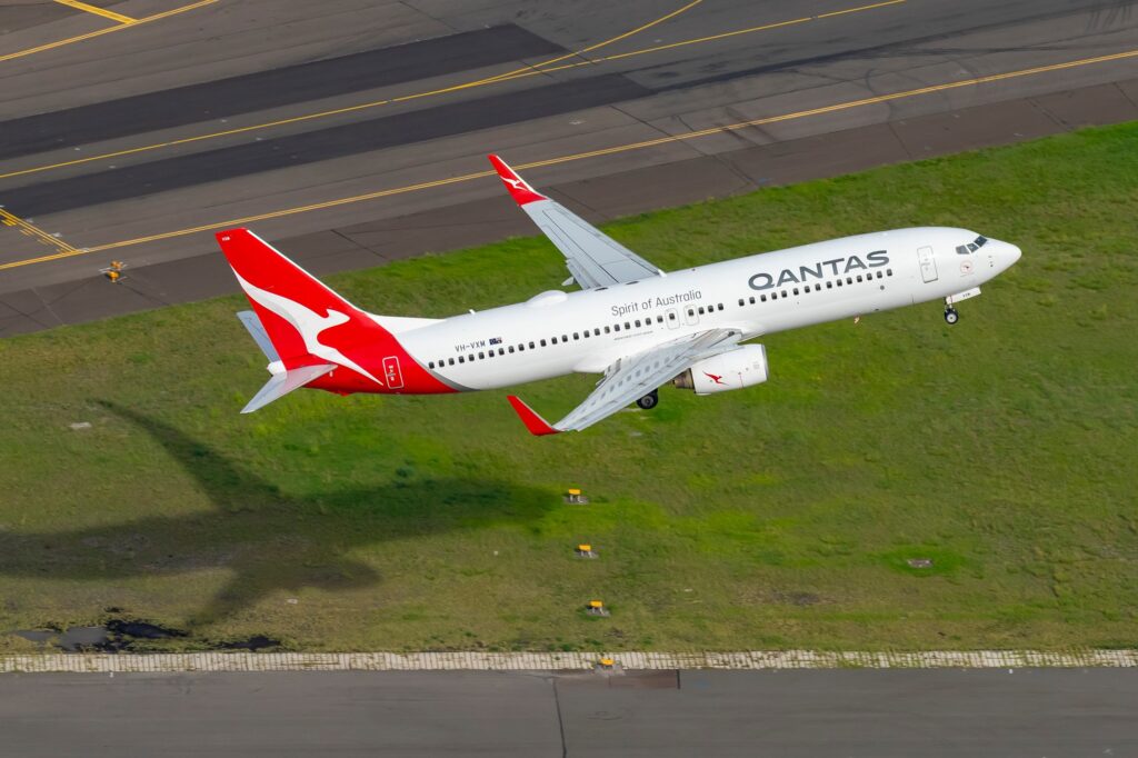 Qantas plane