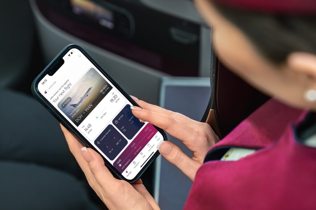 Qatar Airways smartphones app