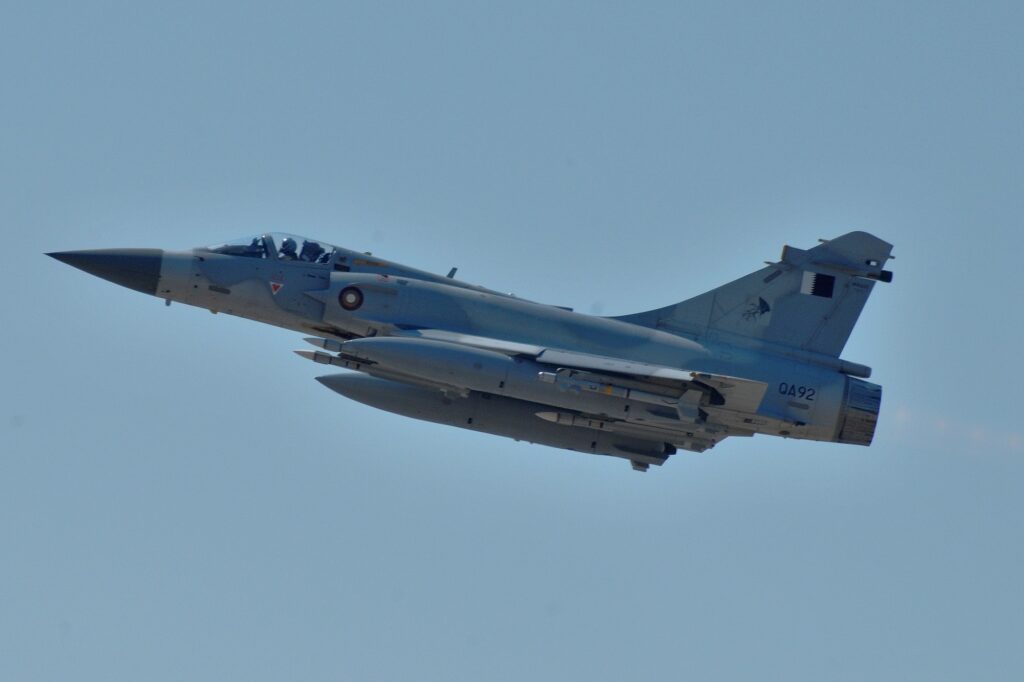 Qatar Emiri Air Force Dassault Mirage 2000-5 fighter jet