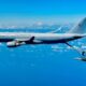 RAAF KC-30A tanker refueling an Indonesian F-16 fighter jet