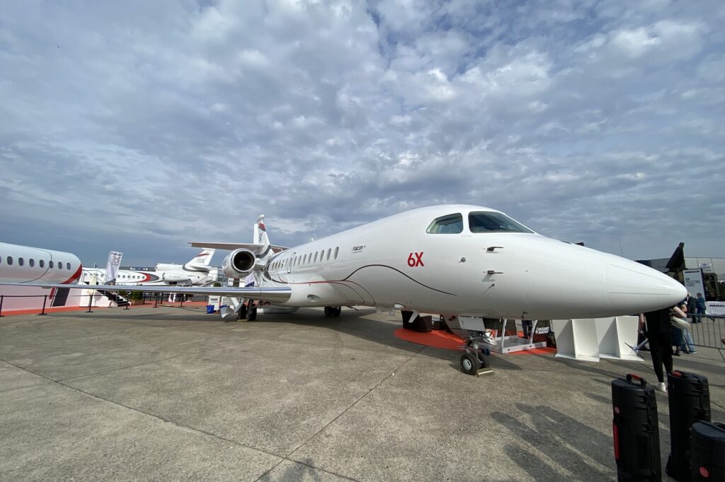 Dassault certified the Falcon 6X in Europe and the United States