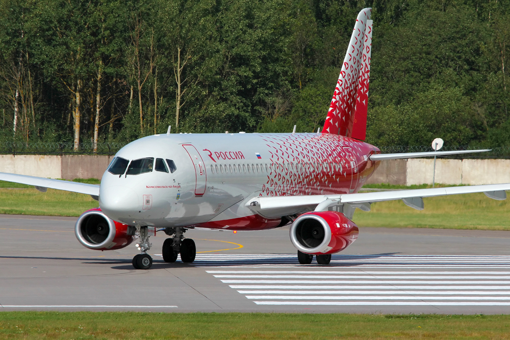 Saint-petersburg,,Russia,-,August,10,,2021,-,Rossiya,Airlines,Sukhoi